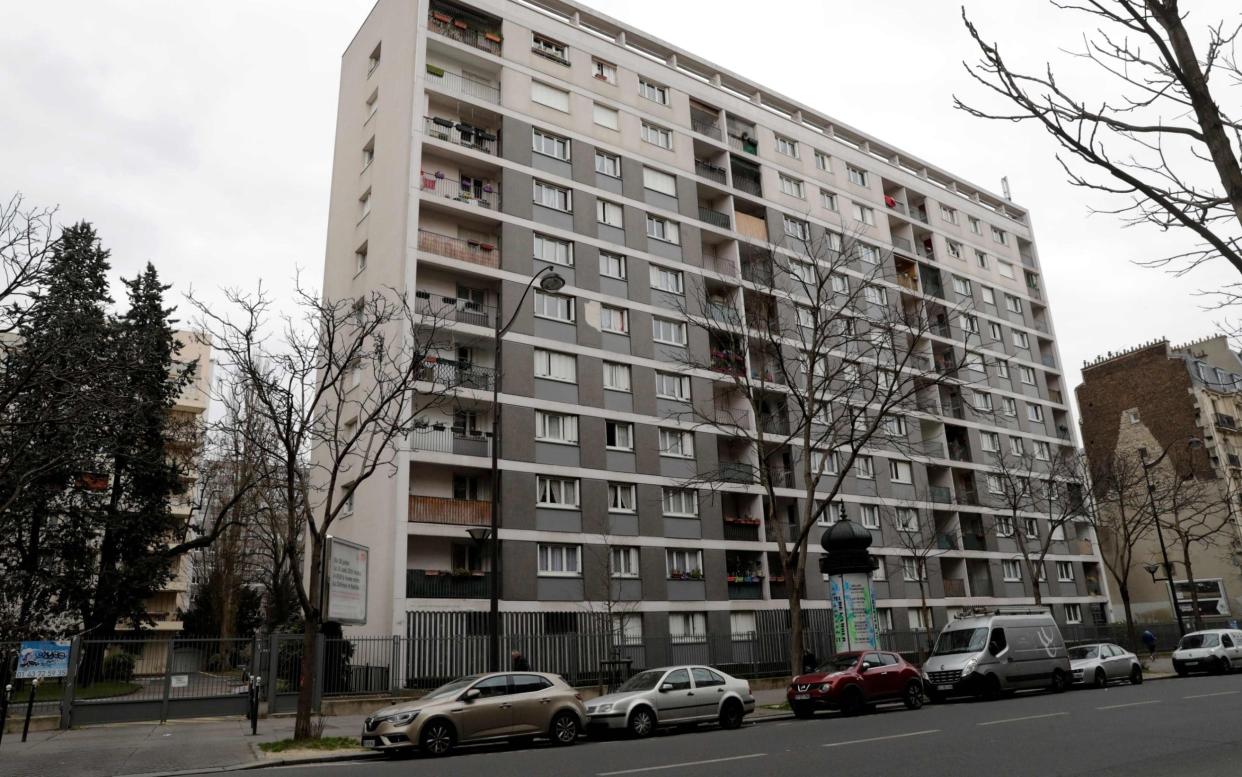 Apartment block in the 11th arrondisement of Paris, where the alleged murder of an 85-year-old Jewish woman took place - AFP