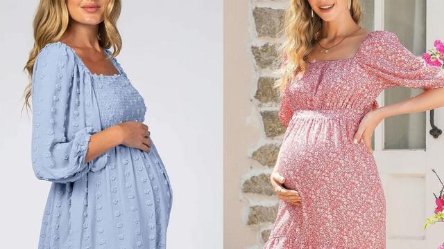 Has So Many Cute Baby Shower Maternity Dresses Right Now