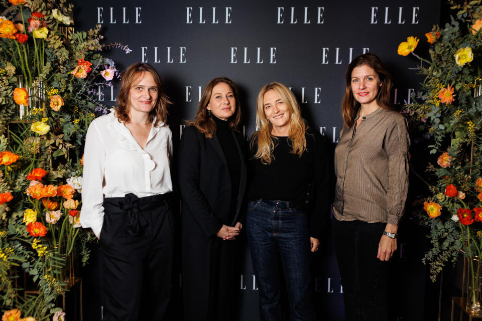 Catherine Robin, Olivia de Lamberterie, Véronique Philipponnat (ELLE) et Camille Burnier Zink (CMI Media)