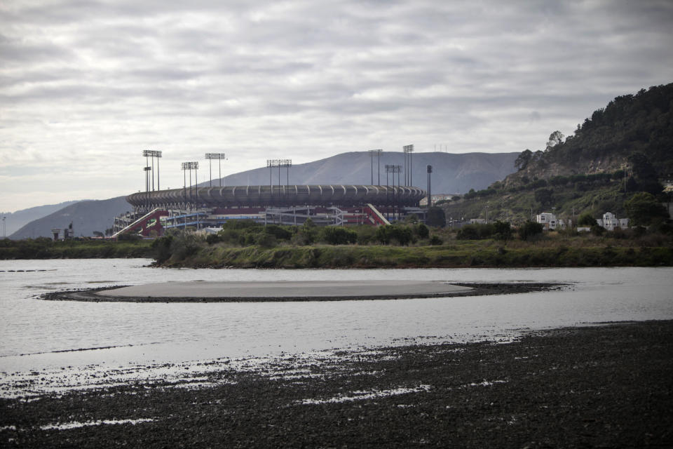 A newly constructed island providing a potential nesting site for local and migratory birds is part of the Yosemite Slough wetlands restoration project photographed on Nov. 22, 2011, in San Francisco. (Photo: San Francisco Chronicle/Hearst Newspapers via Getty Images)