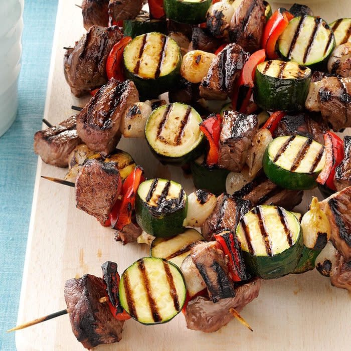 Vegetable Beef Kabobs