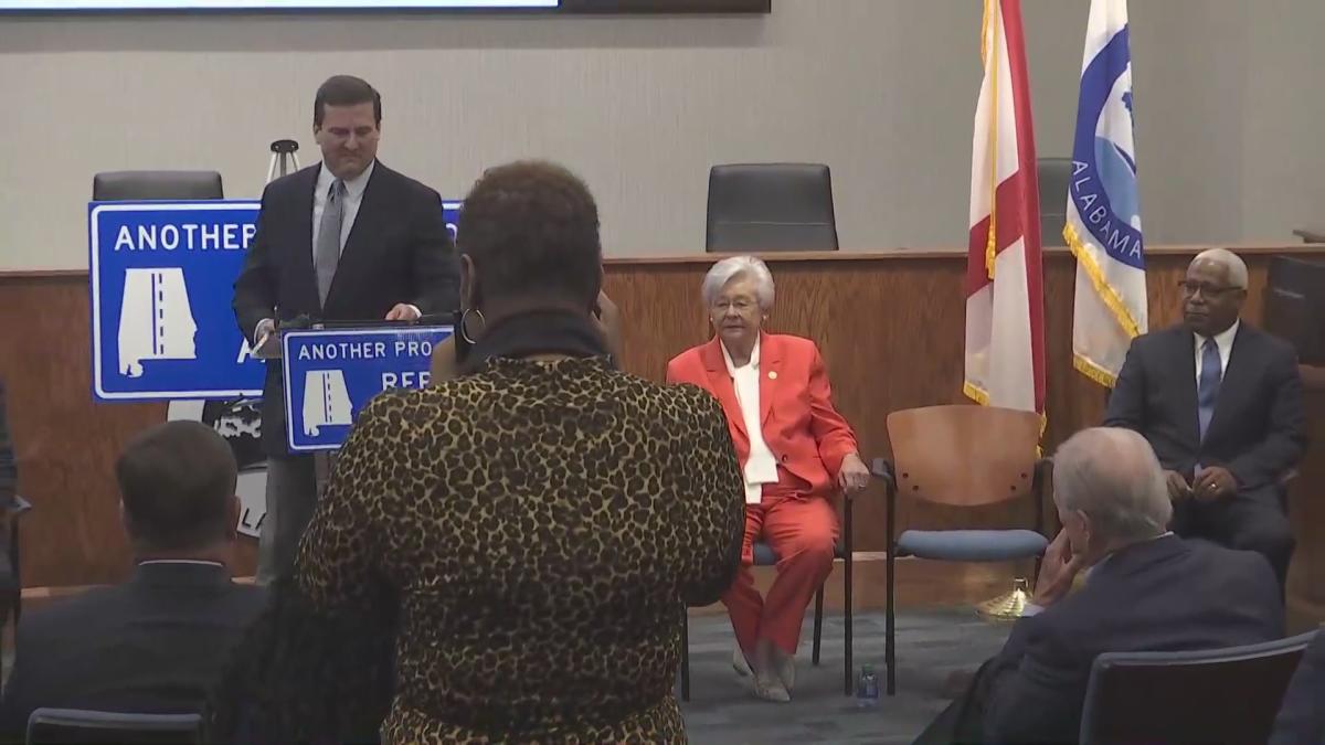 Governor Ivey Makes Three Hoover Transportation Announcements Full Press Conference 