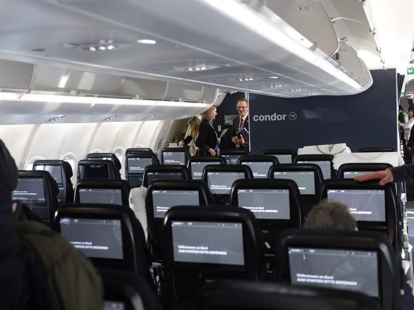 Condor's Airbus A330neo at New York-JFK airport.