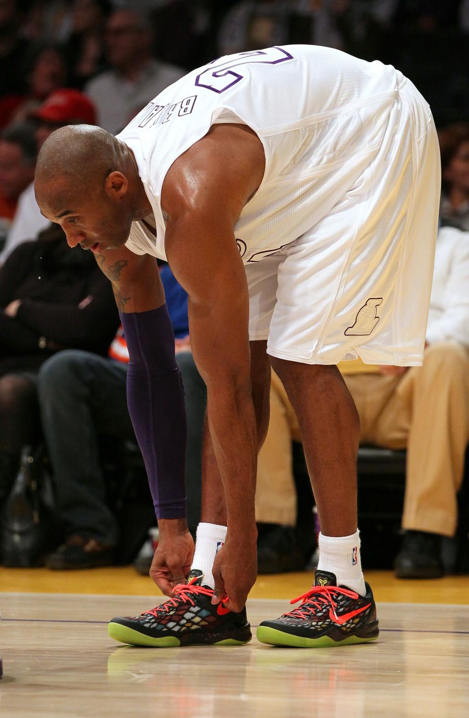 The Black Mamba: the Nike Zoom Kobe VII was made with a snakeskin pattern.