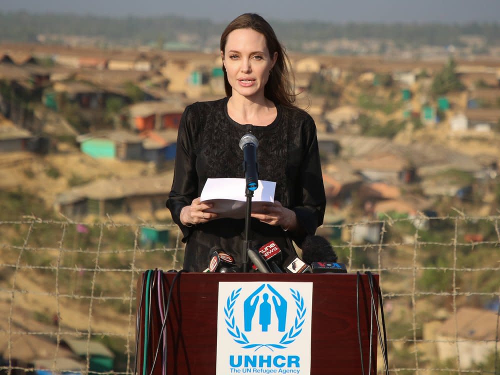 Angelina Jolie verabschiedet sich von ihrer Rolle als UNHCR-Sondergesandte. (Bild: imago/ZUMA Press)