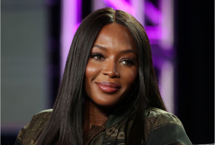 <p>Naomi Campbell is turning 47 in May and still looks as fresh-faced as she did when she first hit the catwalk (Photo: Rex) </p>