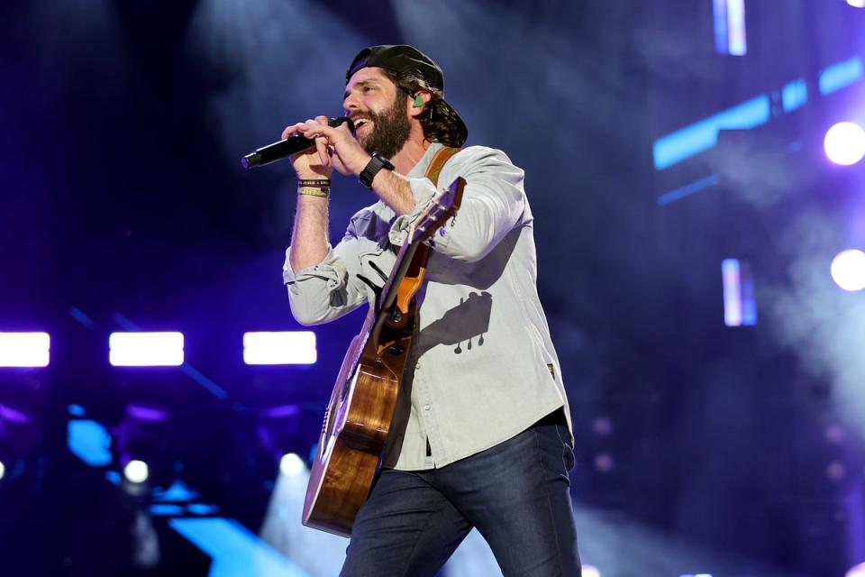 Thomas Rhett is over in the UK to headline C2C: Country to Country (Getty Images)