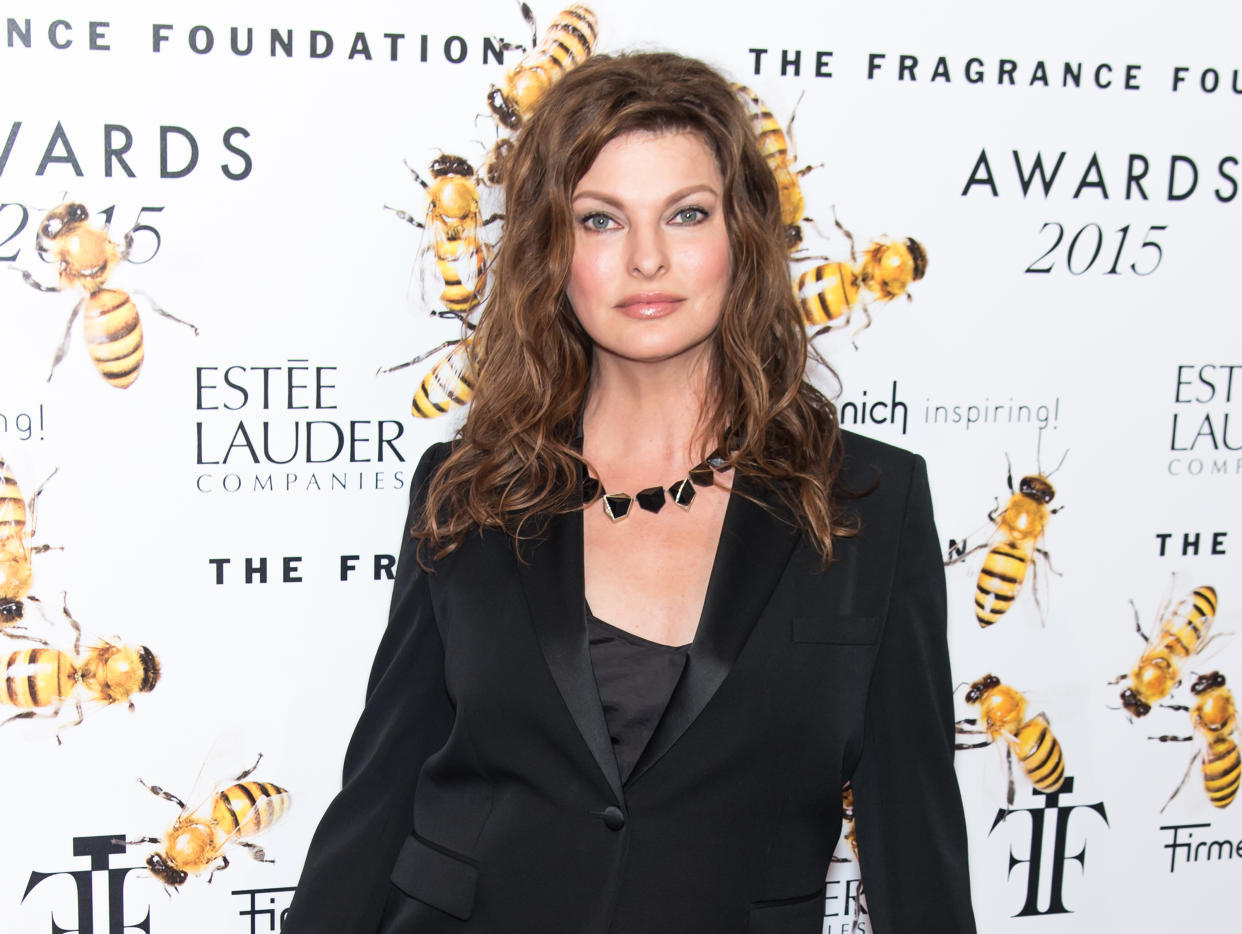 NEW YORK, NY - JUNE 17:  Model Linda Evangelista attends 2015 Fragrance Foundation Awards at Alice Tully Hall at Lincoln Center on June 17, 2015 in New York City.  (Photo by Gilbert Carrasquillo/FilmMagic)