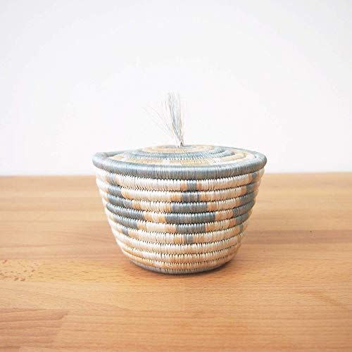 10) African Mini Lidded Basket