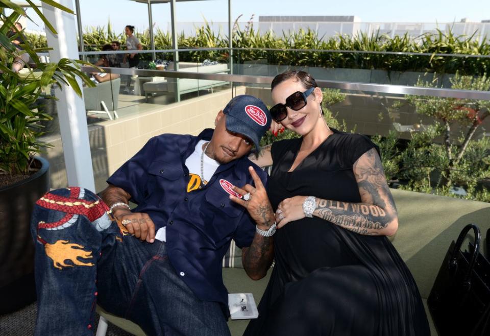 Alexander "AE" Edwards and Amber Rose