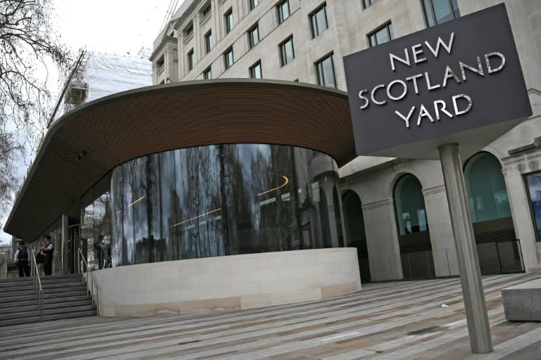 La sede de Scotland Yard, la Policía Metropolitana de Londres, en una imagen del 21 de marzo de 2023 (Daniel Leal)