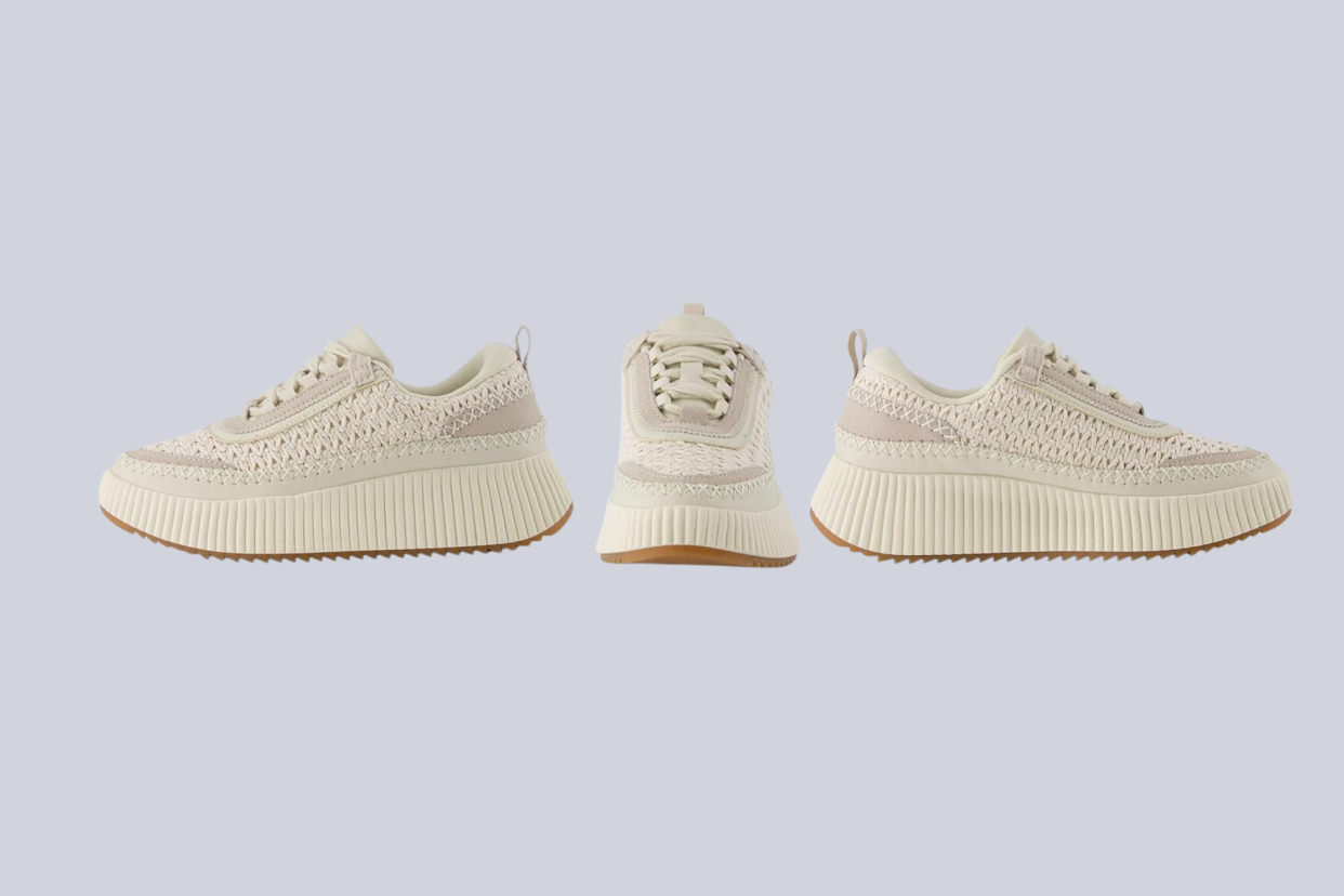 Cushionaire Woven Platform Sneaker