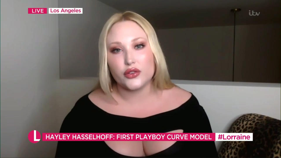 Hayley is plus-size Playboy cover star