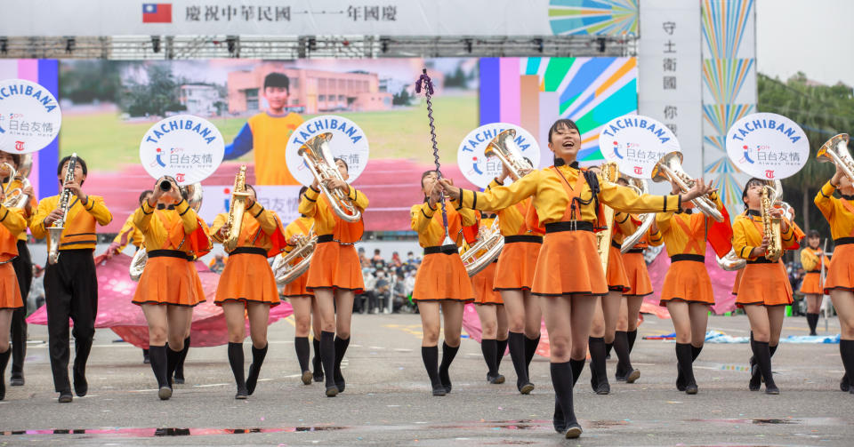 ▲日本京都橘高校吹奏樂部12月將以比去年更盛大的98人編制再度來台。