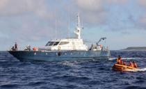 File photo of a Philippines Coast Guard vessel on patrol against illegal shipping. The Philippines admitted on May 10, 2013 that its coastguard fired at a Taiwanese fishing boat in an incident that authorities in Taipei said left a crewman dead and triggered widespread outrage on the island