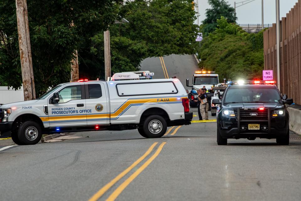 One person died and three others were seriously injured in a one-car crash on Marginal Road in Rutherford, NJ on Friday July 8, 2022. 