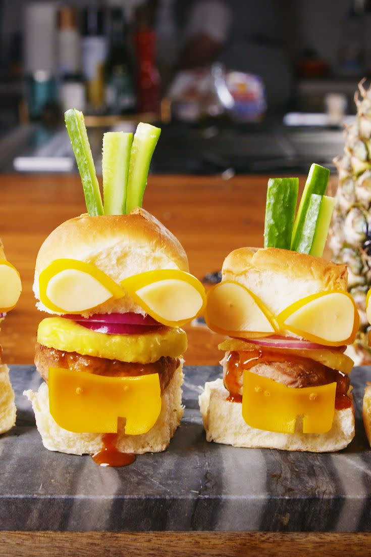 Pineapple Head Turkey Sliders