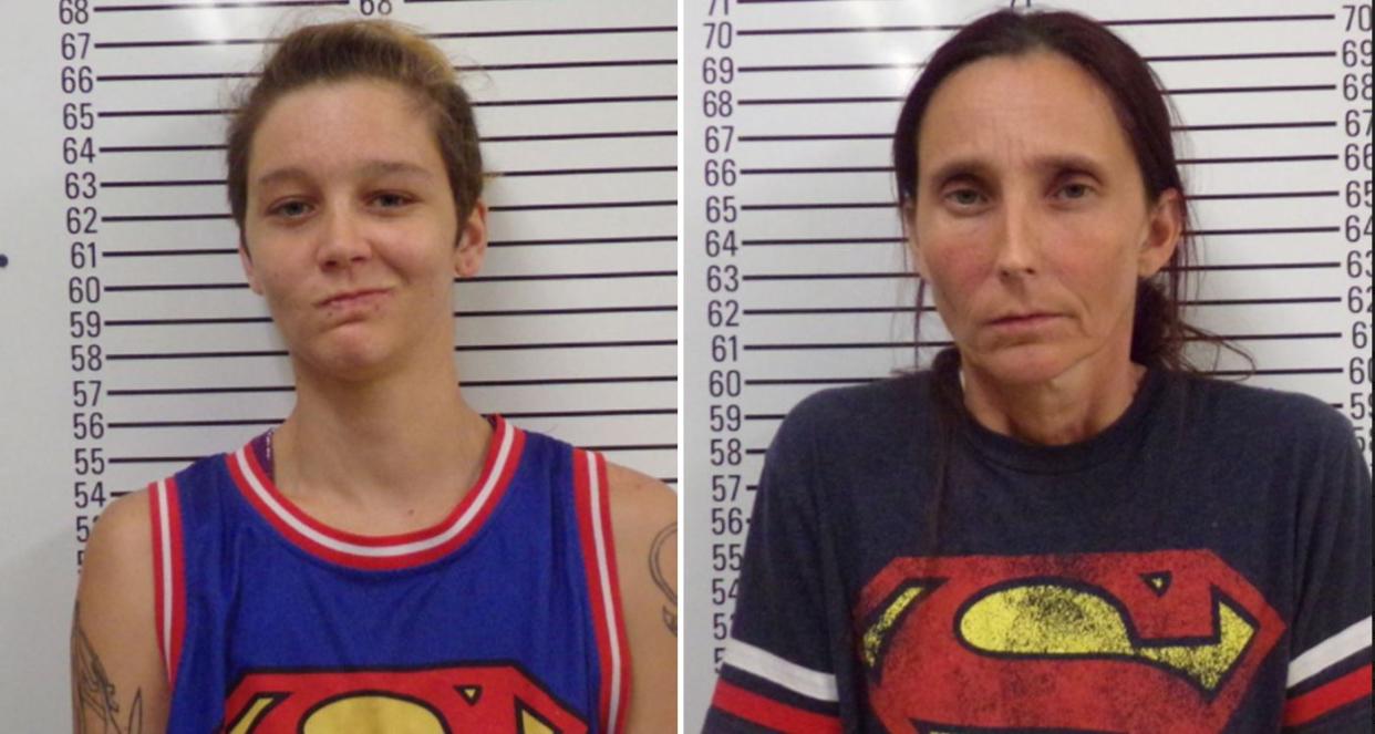 Misty, left, and Patricia (Stephens County Jail)