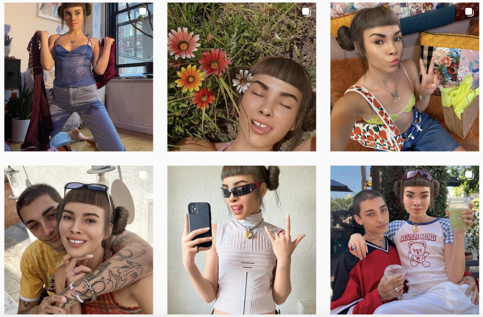 圖/取自美國洛杉磯虛擬時尚偶像Lil Miquela IG。