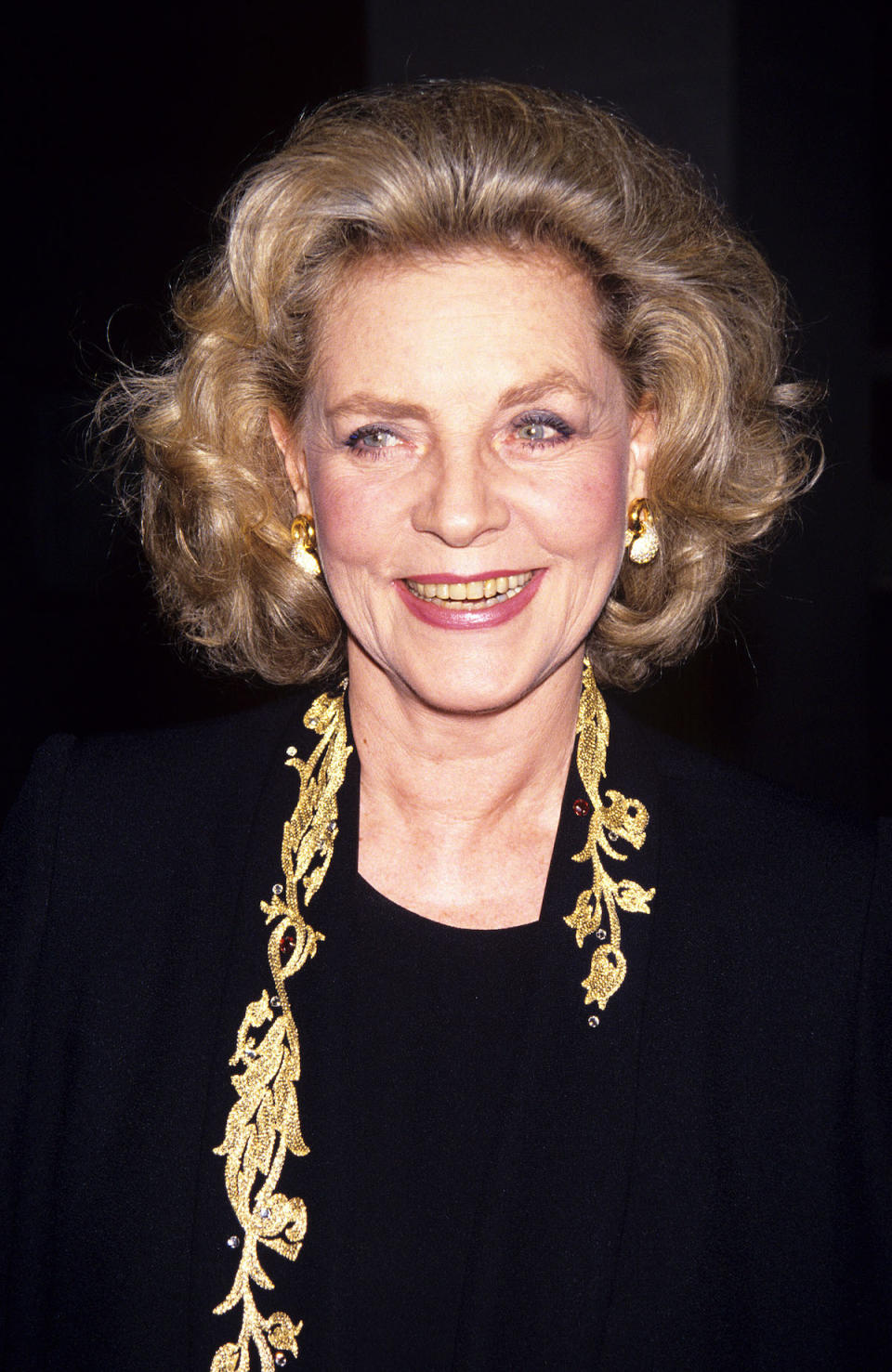 Actress Lauren Bacall in 1990