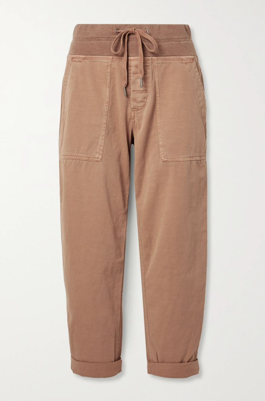 Cropped cotton-blend twill cargo pants. Image via Net-A-Porter.