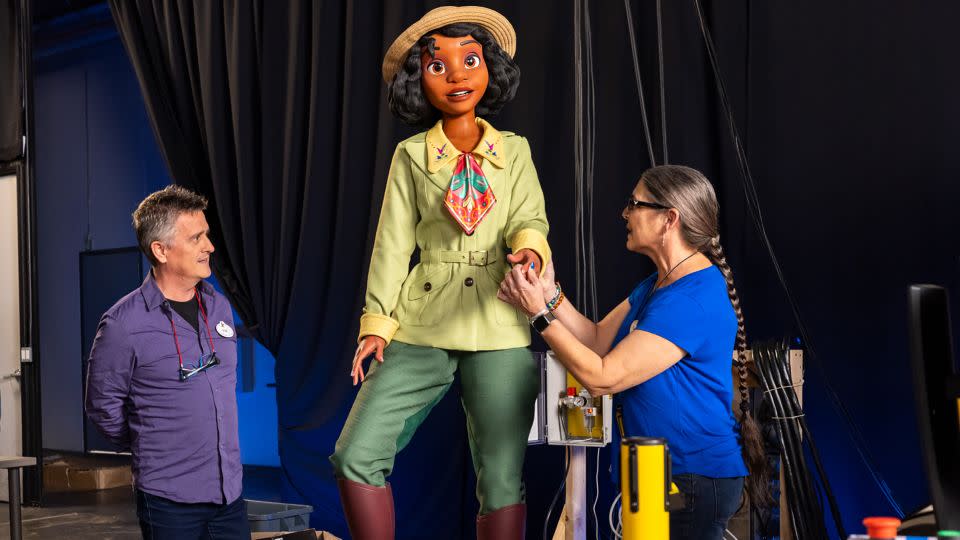 Figures for Tiana's Bayou Adventure were on view during the media tour. - Christian Thompson/Disneyland Resort