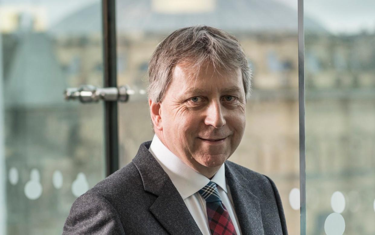 Prof Peter Mathieson, vice-chancellor of Edinburgh University, is living rent-free on the city’s most expensive street - Chris Close/University of Edinburgh