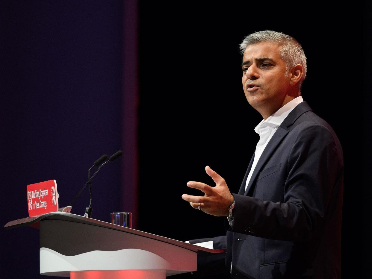 Sadiq Khan has sparked a row with the SNP and its leader Nicola Sturgeon: Leon Neal/Getty