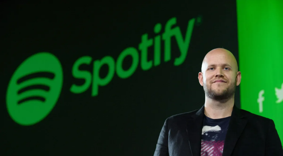 spotify ceo Daniel Ek