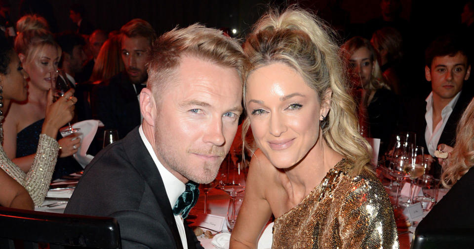 Ronan and Storm Keating at this year’s GQ Awards. (REX/Shutterstock).