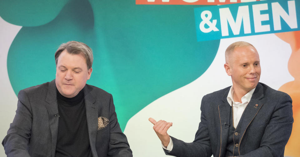 Ed Balls and Rob Rinder previously appeared on the show as honorary ‘Loose Men’ (Copyright: Ken McKay/ITV/REX/Shutterstock)