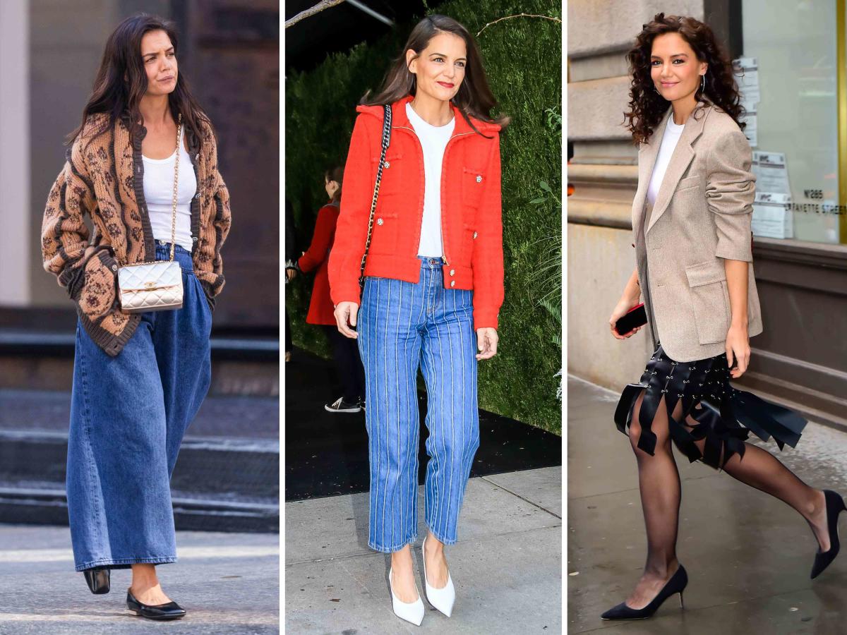 Katie Holmes Accessorized Her Fall-Friendly Outfit with a New Bag