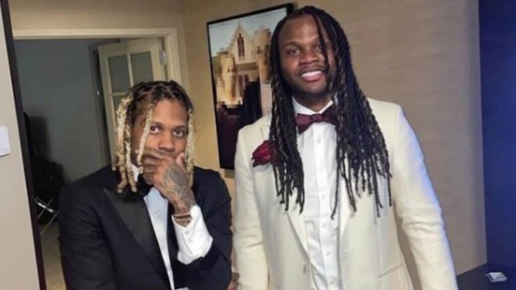 Dontay Banks Jr., also known as DThang (right), the older brother of rapper Lil Durk (left), was reportedly found dead in Chicago over the weekend. He was 32. (Instagram)
