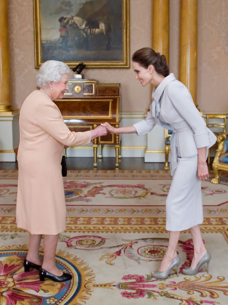 What 50 celebrities wore to meet the Queen