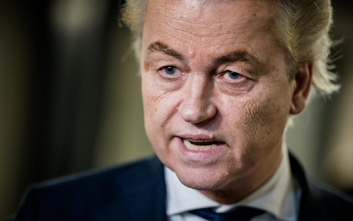 Geert Wilders, leader of the Freedom Party (PVV)