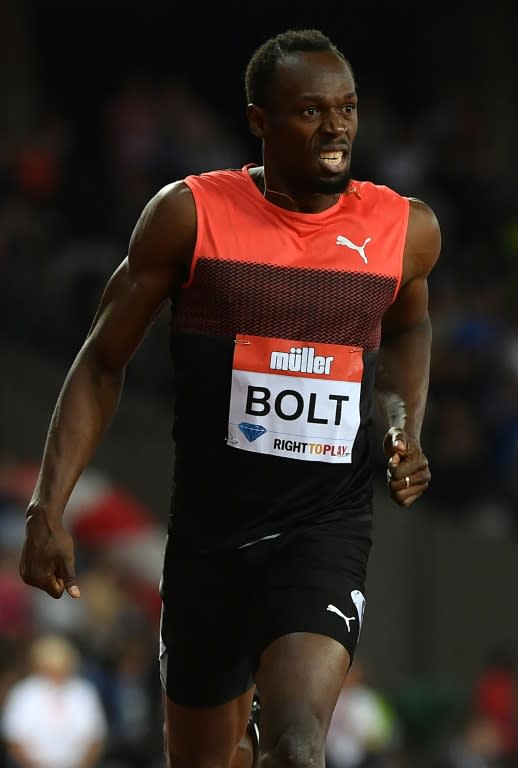 Usain Bolt's fastest time this year is the 19.89 seconds he ran during the London Diamond League meeting on July 22