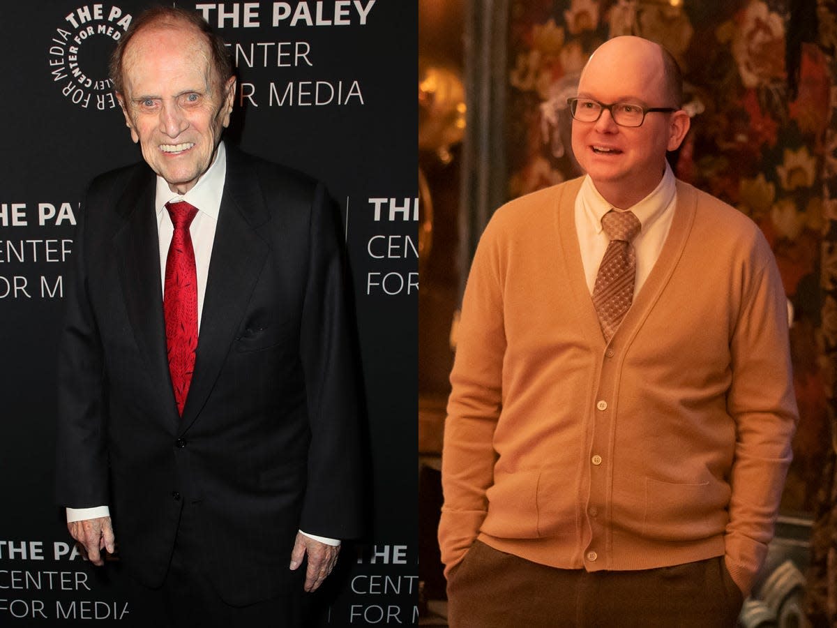 Bob Newhart, left, and Mark Proksch as Colin Robinson on season two of "What We Do in the Shadows."