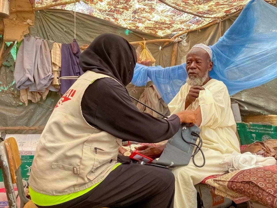 Marwa Ahmed Alrohima Mohammed, 35, a Sudanese physician, works with U.S.-based Medical Teams International in Gedaref, Sudan.