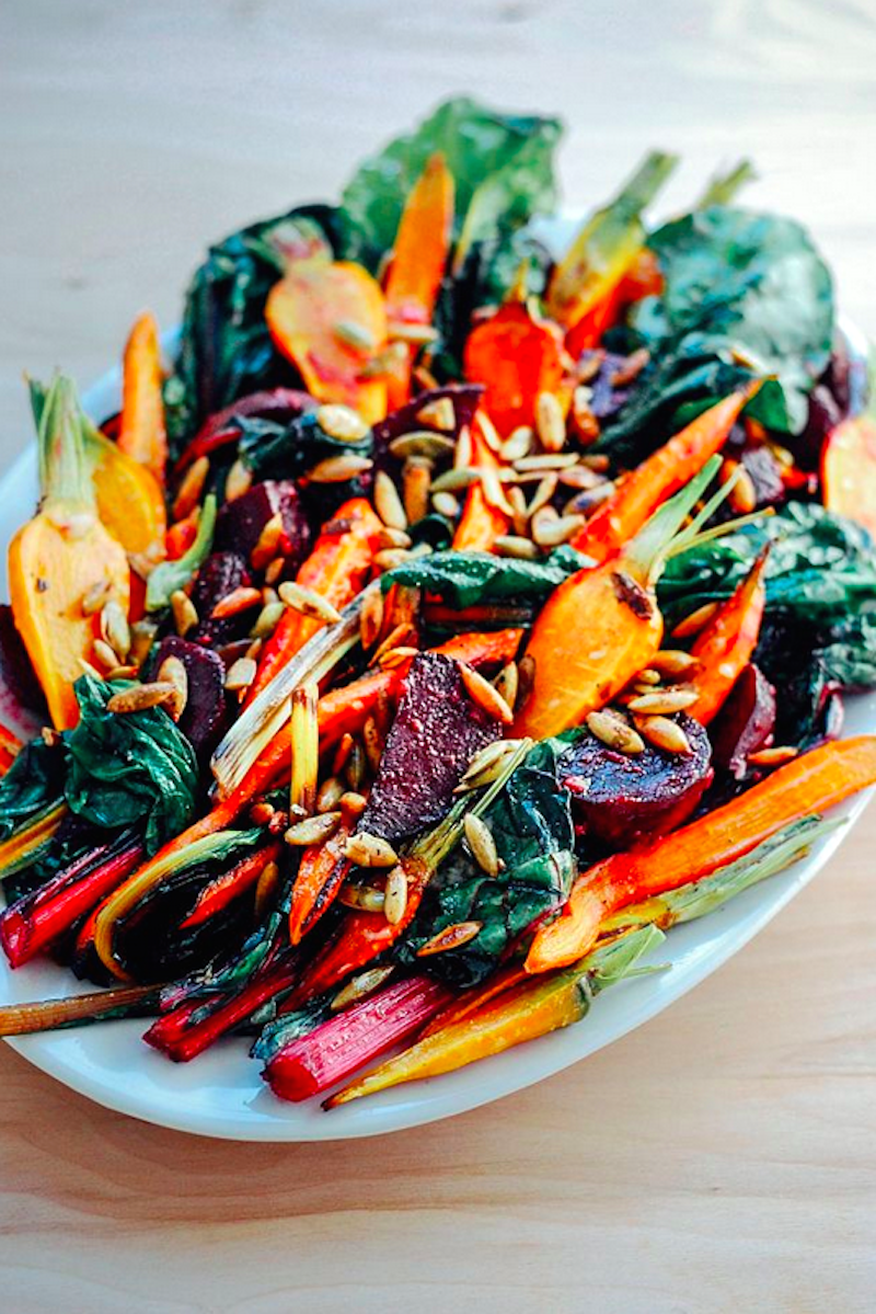 Aggressively fall, if I do say so myself. Recipe: Roasted Carrot & Beet Salad 