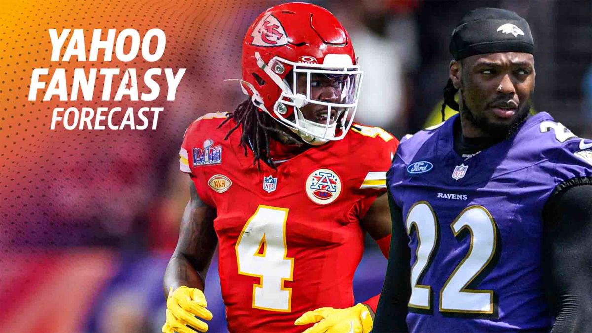 Ravens-Chiefs props: Rashee Rice and Derrick Henry make big season debuts | Yahoo Fantasy Forecast