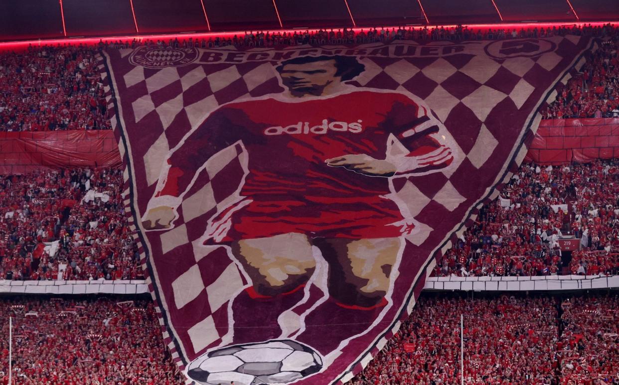 Bayern Munich's Beckenbauer tribute