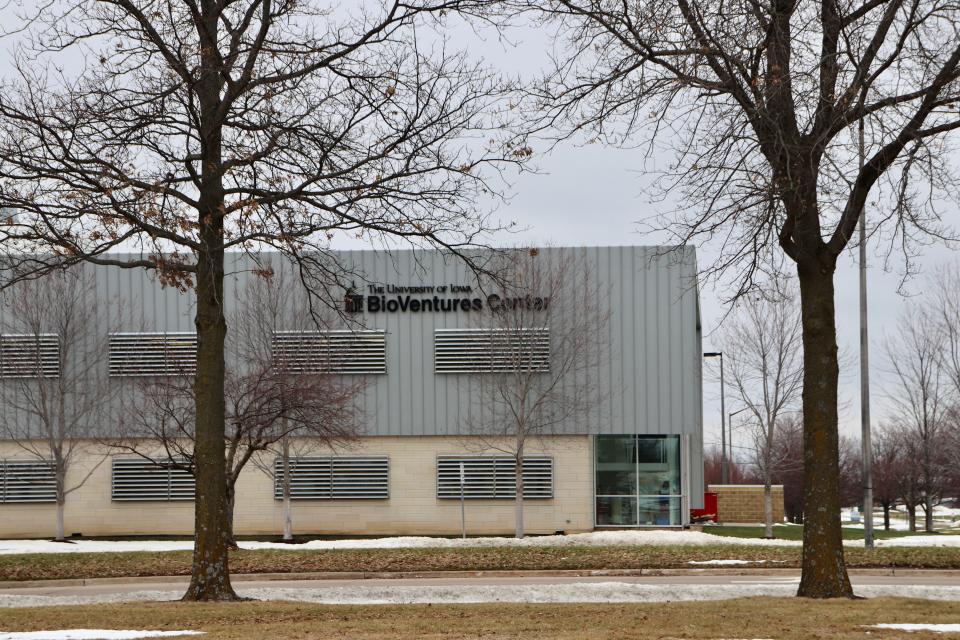 The University of Iowa's BioVentures Center, home to Inseer, is seen in the University of Iowa Research Park in Coralville, Iowa on Tuesday, Jan. 30, 2024.