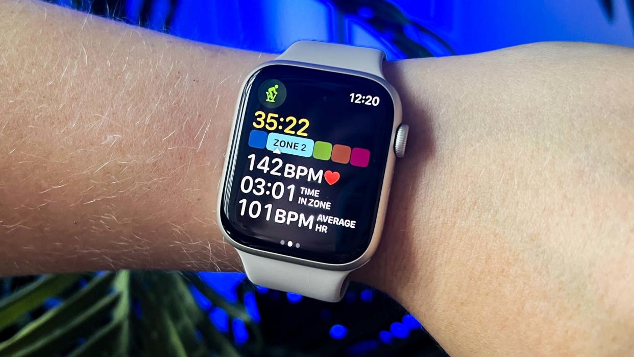  Apple Watch Series 8 shown on wrist 