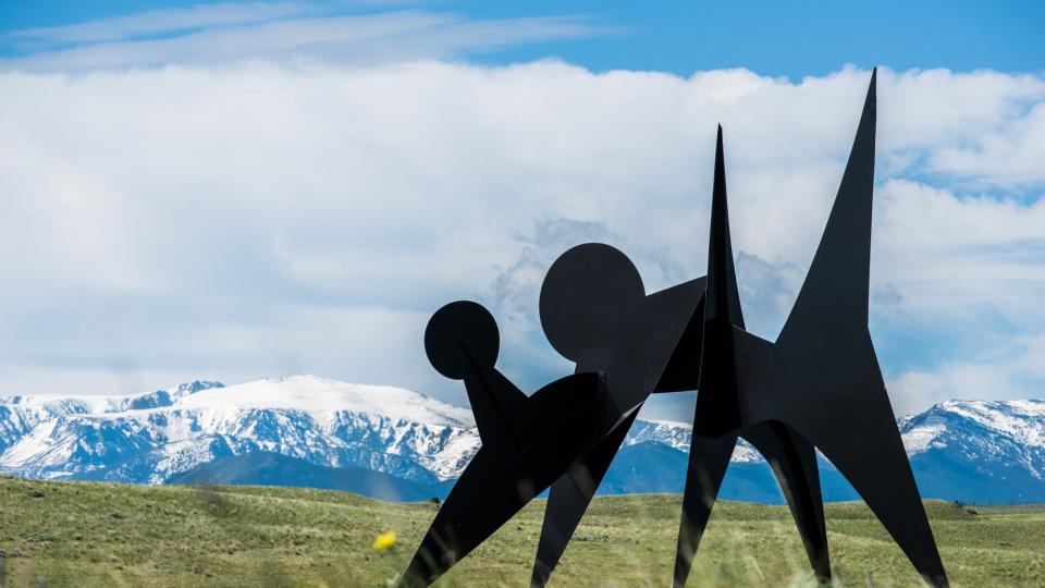 <p>Three hours from Yellowstone National Park, <a href="https://tippetrise.org/" rel="nofollow noopener" target="_blank" data-ylk="slk:Montana's Tippet Rise Art Center;elm:context_link;itc:0;sec:content-canvas" class="link ">Montana's Tippet Rise Art Center</a> is a 12,000-acre working sheep and cattle ranch dotted with large-scale sculptures placed in the middle of spectacular wide-open vistas.</p>