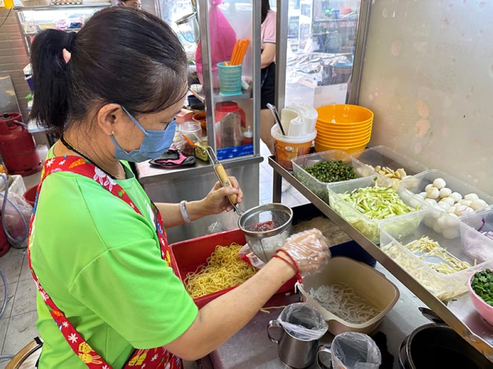 The stall is run by Pangkor Island native Kok who used to operate around the island jetty.