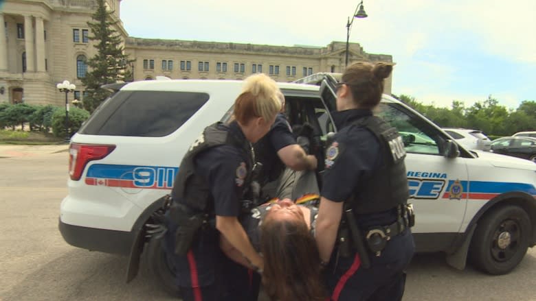 Teepee removed after police arrest protesters at 'justice' camp near Sask. legislature