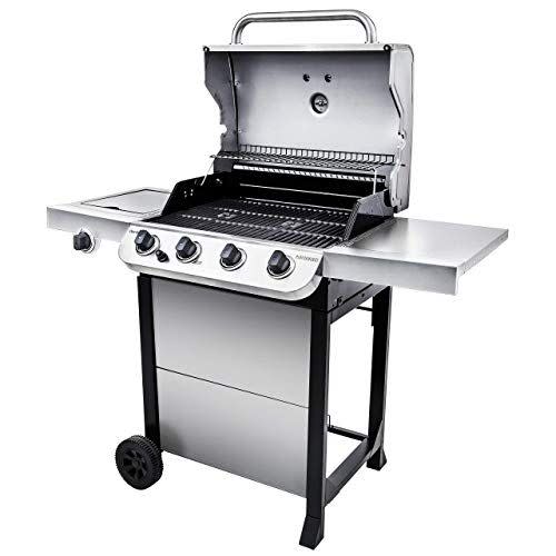 13) 4-Burner Cart Style Gas Grill