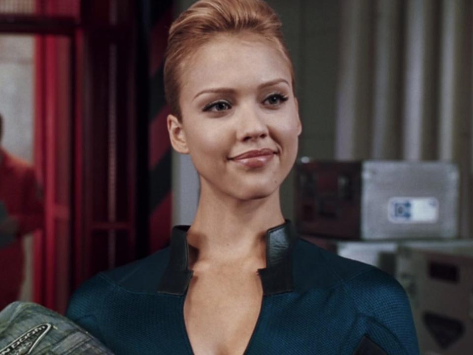 Jessica Alba as Sue Storm in "Fantastic Four."