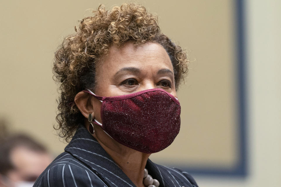 Rep. Barbara Lee, D-Calif., testifies about her abortion during a hearing on Capitol Hill Thursday. (AP Photo/Jacquelyn Martin)