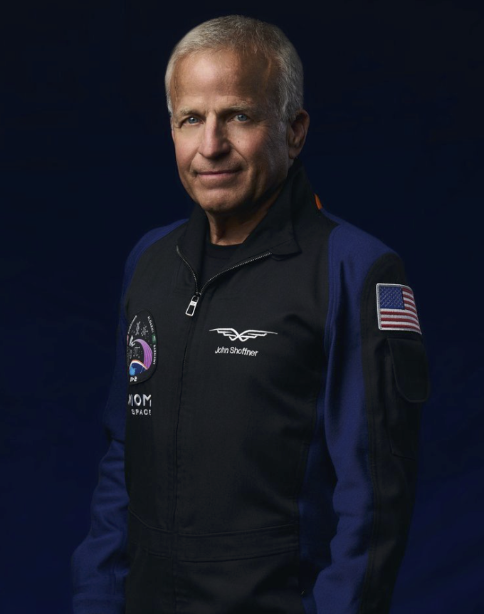 STEM advocate, business pioneer, and life-long space enthusiast, John Shoffner will serve as pilot for Axiom Space’s Ax-2 mission to the International Space Station (ISS) on the SpaceX Dragon.